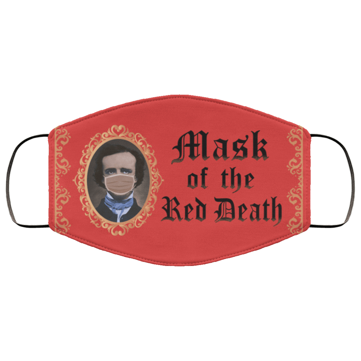 Mask Of The Red Death Mask, White, Cloth Face Cover