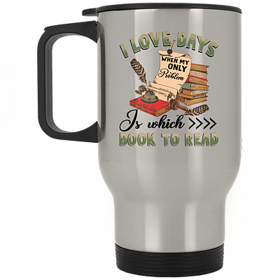 14 oz. Silver Travel Mug