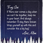 To My Son If There Ever Comes A Day When We Can't Be Together From Mom Fleece Blanket - Premium Sherpa Blanket, White, Cozy Plush Fleece Blanket - 50x60 To My Son If There Ever Comes A Day When We Can't Be Together From Mom Fleece Blanket - Premium Sherpa Blanket, White, Cozy Plush Fleece Blanket - 50x60