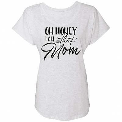 Ladies Triblend Dolman Sleeve