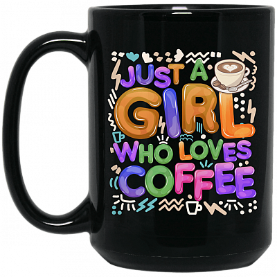 15 oz. Black Mug