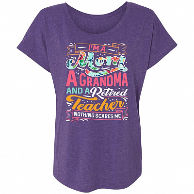 Ladies Triblend Dolman Sleeve