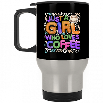 14 oz. Silver Travel Mug