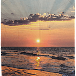 Sunrise Summer Beach Lover Fleece Blanket - Mink Sherpa Blanket - Woven Blanket, White, Cozy Plush Fleece Blanket - 50x60 Sunrise Summer Beach Lover Fleece Blanket - Mink Sherpa Blanket - Woven Blanket, White, Cozy Plush Fleece Blanket - 50x60