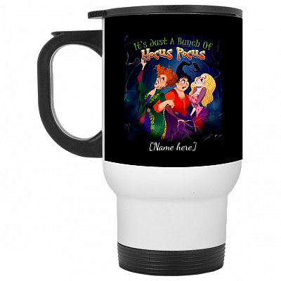 14 oz. White Travel Mug