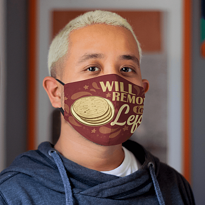 Alternative view of Lefse Mask - Will Remove for Lefse Washable Reusable Custom - Printed Cloth Face Mask Cover