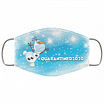 Olaf Quarantined 2020 Washable Reusable Custom - Printed Cloth Face Mask Cover, White, Cloth Face Cover Olaf Quarantined 2020 Washable Reusable Custom - Printed Cloth Face Mask Cover, White, Cloth Face Cover