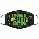 Drunk Lives Matter Funny Leprechaun Drinking Beer Washable Reusable Custom - Printed Cloth Face Mask Cover, Black, Cloth Face Cover Drunk Lives Matter Funny Leprechaun Drinking Beer Washable Reusable Custom - Printed Cloth Face Mask Cover, Black, Cloth Face Cover