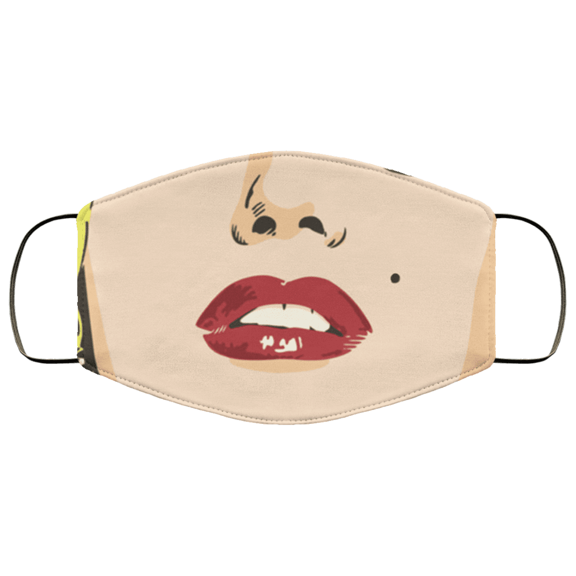 Marilyn Monroe Washable Reusable Custom Printed Cloth Face Mask Cover - Sexy Face Mask - Pop Art Face Mask, White, Cloth Face Cover