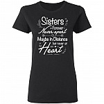 Sisters Never Apart Maybe In Distance But Never At Heart Ladies T-Shirt - Ladies Triblend Dolman Sleeve Shirt, Black, Ladies T-Shirt Sisters Never Apart Maybe In Distance But Never At Heart Ladies T-Shirt - Ladies Triblend Dolman Sleeve Shirt, Black, Ladies T-Shirt