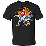 Jesus Riding Dinosaur Halloween Funny T-Shirt - Love Jesus And Dinosaur Shirt, Black, Unisex T-Shirt