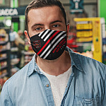 6VT. Worn By Choice Firefighter mask mockup