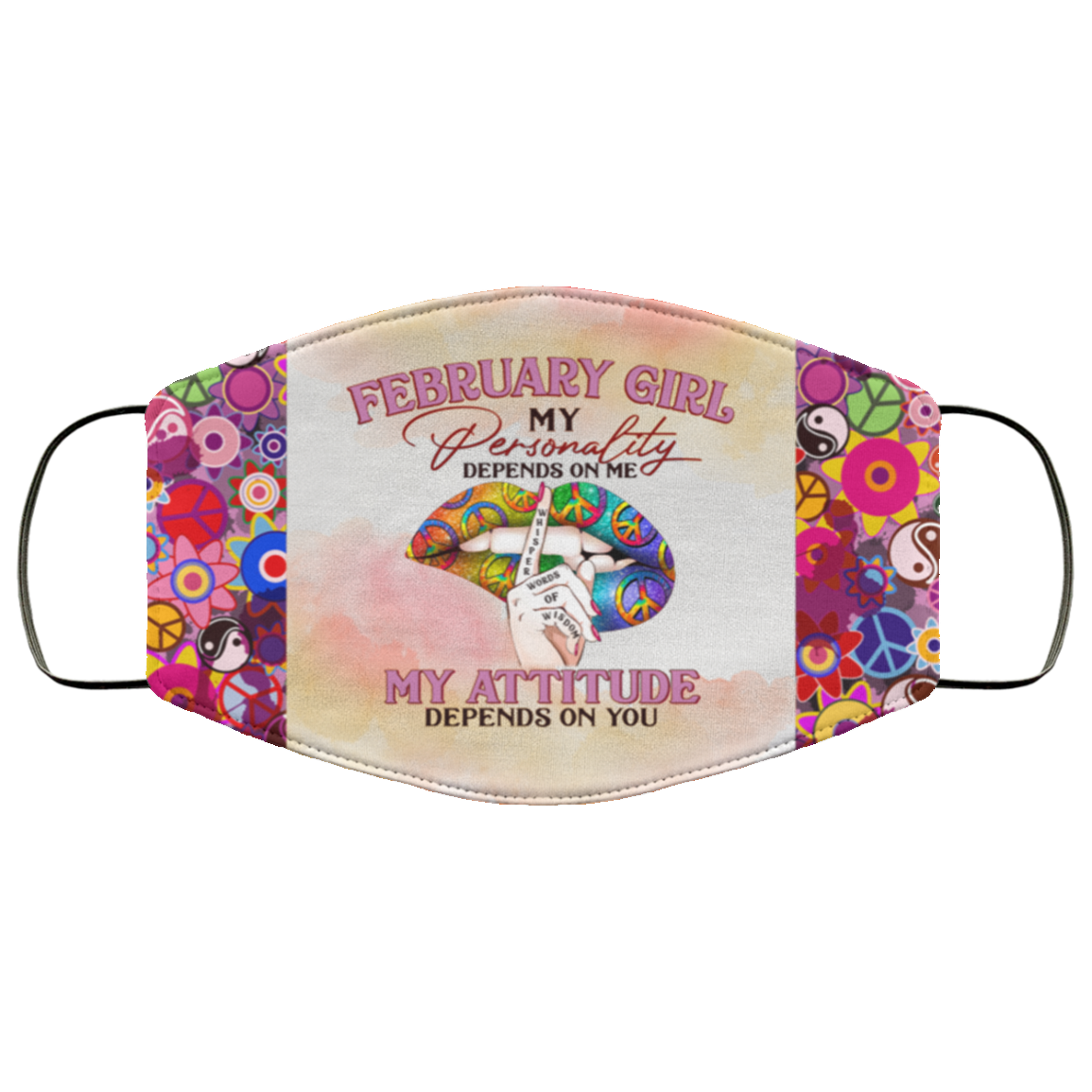 February Girl My Personality Depends on Me Washable Reusable Custom - Printed Cloth Face Mask Cover, White, Cloth Face Cover February Girl My Personality Depends on Me Washable Reusable Custom - Printed Cloth Face Mask Cover, White, Cloth Face Cover