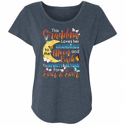 Ladies Triblend Dolman Sleeve