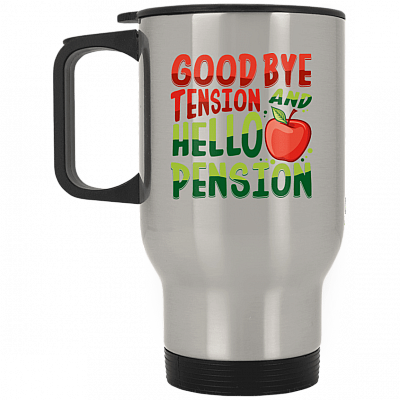 14 oz. Silver Travel Mug