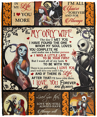 My Only Love The Day I Met You I Have Found The One My Soul Loves Jack Couple Saying Fleece Sherpa Blanket, White, Cozy Plush Fleece Blanket - 50x60