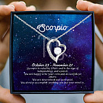 22 HG. Leo Horoscope_10 Forever Love Necklace (Silver) 3