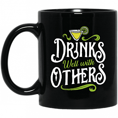 11 oz. Black Mug