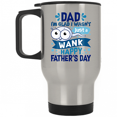 14 oz. Silver Travel Mug