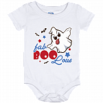 Faboolous Spooky Ghost Baby Onesie - Toddler Baby Infant Bodysuit, White, Baby Onesie - 12 Month