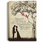 Wish You Were Here Right Beside Me Under Your Scars Framed Canvas - Unframed Poster, White, 0.75'' Framed Canvas