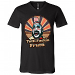 Tutti Fuckin' Frutti Captain Spaulding T-Shirt - V-Neck - House of 1000 Corpses Shirt, Black, V-Neck T-Shirt