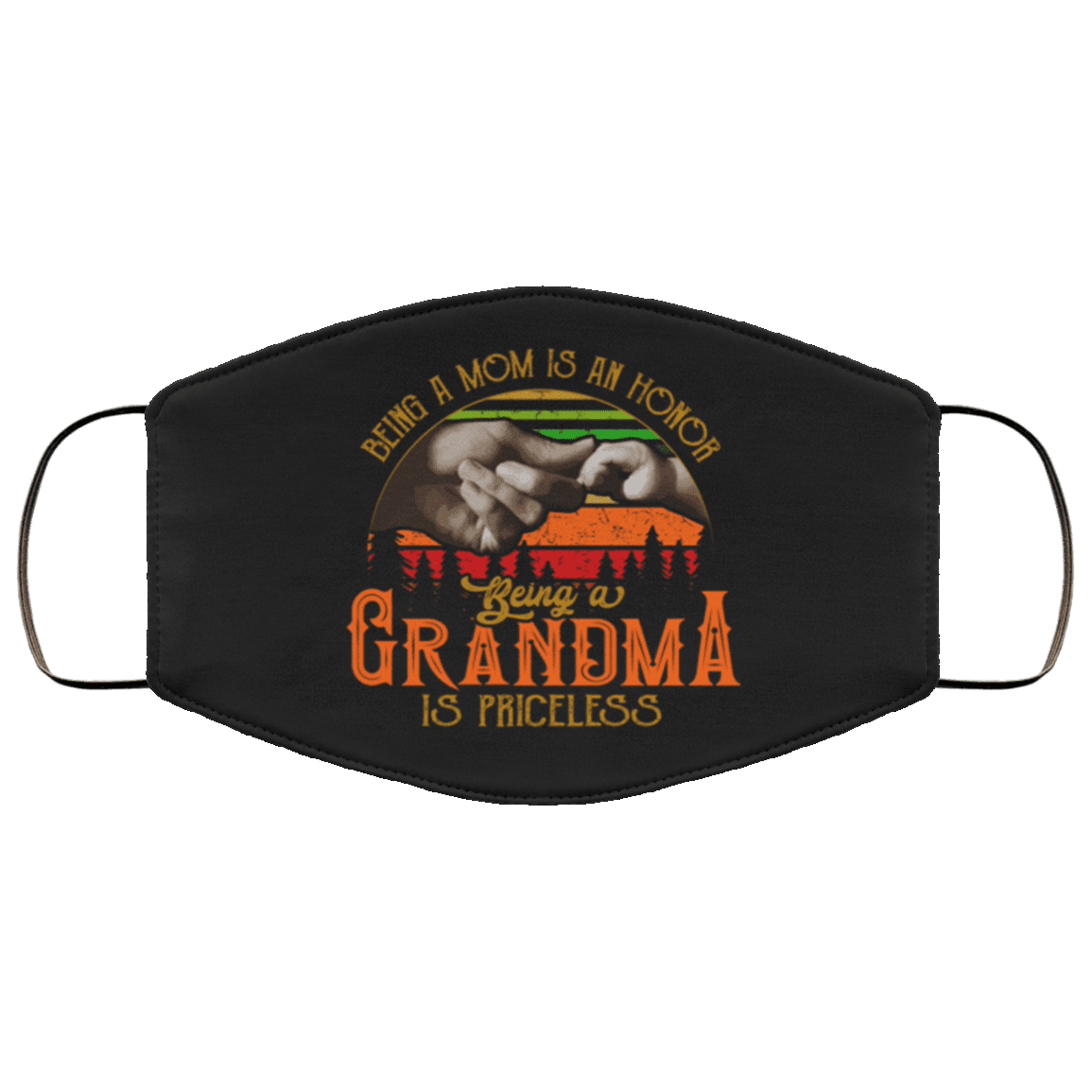 Being A Mom Is An Honor Being A Grandma Is Priceless Washable Reusable Custom - Printed Cloth Face Mask Cover, White, Cloth Face Cover – Medium/Large Being A Mom Is An Honor Being A Grandma Is Priceless Washable Reusable Custom - Printed Cloth Face Mask Cover, White, Cloth Face Cover – Medium/Large