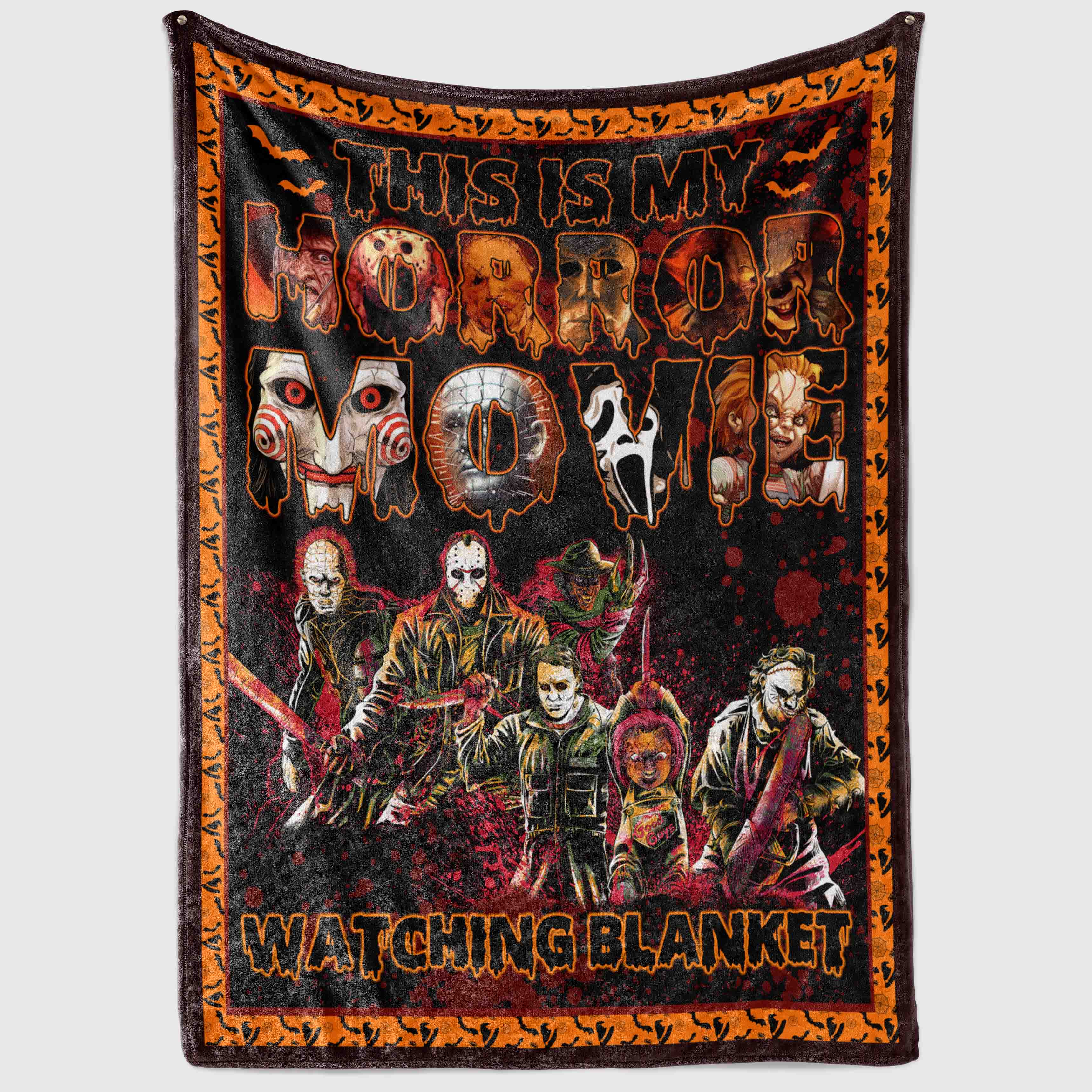 Horror Movie Blanket This Is My Horror Movie Watching Blanket Fleece