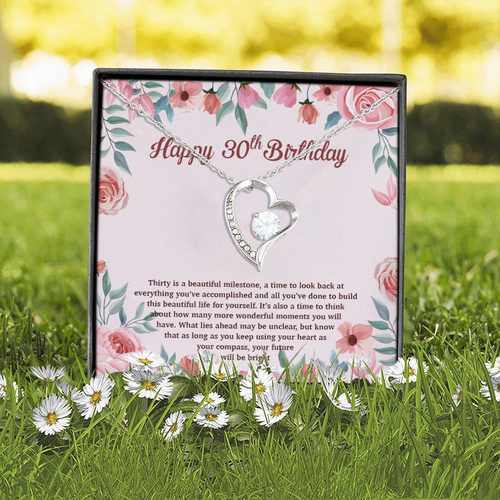 5KN. 30th Birthday Forever Love Necklace (Silver) 2