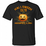 1978 Halloween T Shirt - Vintage Retro Michael Myers Shirt - Horror Movie Shirt - Haddonfield Halloween Shirt, Black, Unisex T-Shirt