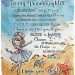 To My Daughter I Hope You Still Feel Small When You Stand Beside The Ocean Fleece Blanket-Mink Sherpa Blanket, White, Cozy Plush Fleece Blanket - 50x60 To My Daughter I Hope You Still Feel Small When You Stand Beside The Ocean Fleece Blanket-Mink Sherpa Blanket, White, Cozy Plush Fleece Blanket - 50x60