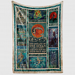 2VT. She Dreams Of The Ocean Mermaid blanket mockup