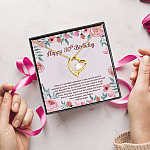 5KN. 30th Birthday Forever Love Necklace (Gold) 5