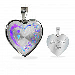 No Story Should End Too Soon - Suicide Awareness Heart Pendant Necklace - Suicide Prevention Necklace - Heart Luxury Necklace (Silver)