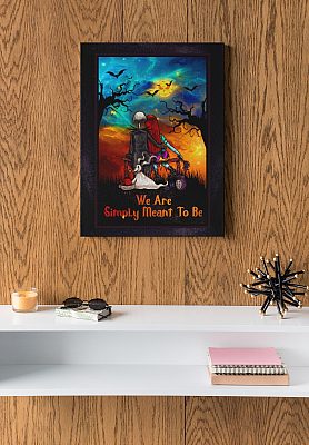 Alternative view of Jack with Sally We're Simply Meant to Be Framed Canvas - Unframed Poster