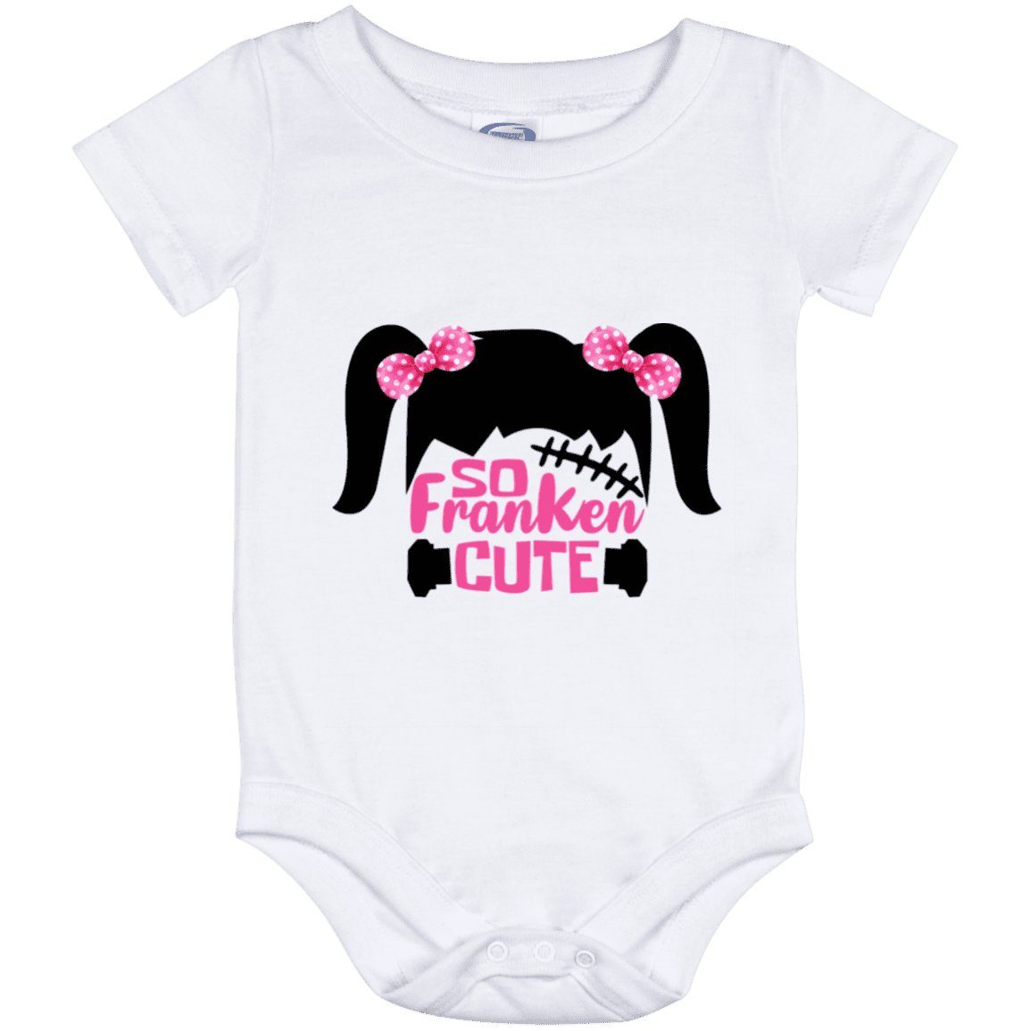 So Franken Cute Girl Franken-stein Baby Onesie - Baby Infant Bodysuit - Halloween Custome For Kids, White, Baby Onesie - 12 Month So Franken Cute Girl Franken-stein Baby Onesie - Baby Infant Bodysuit - Halloween Custome For Kids, White, Baby Onesie - 12 Month