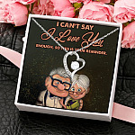 1HP. Love You Enough couple up(4) Forever Love Necklace (Silver) 4