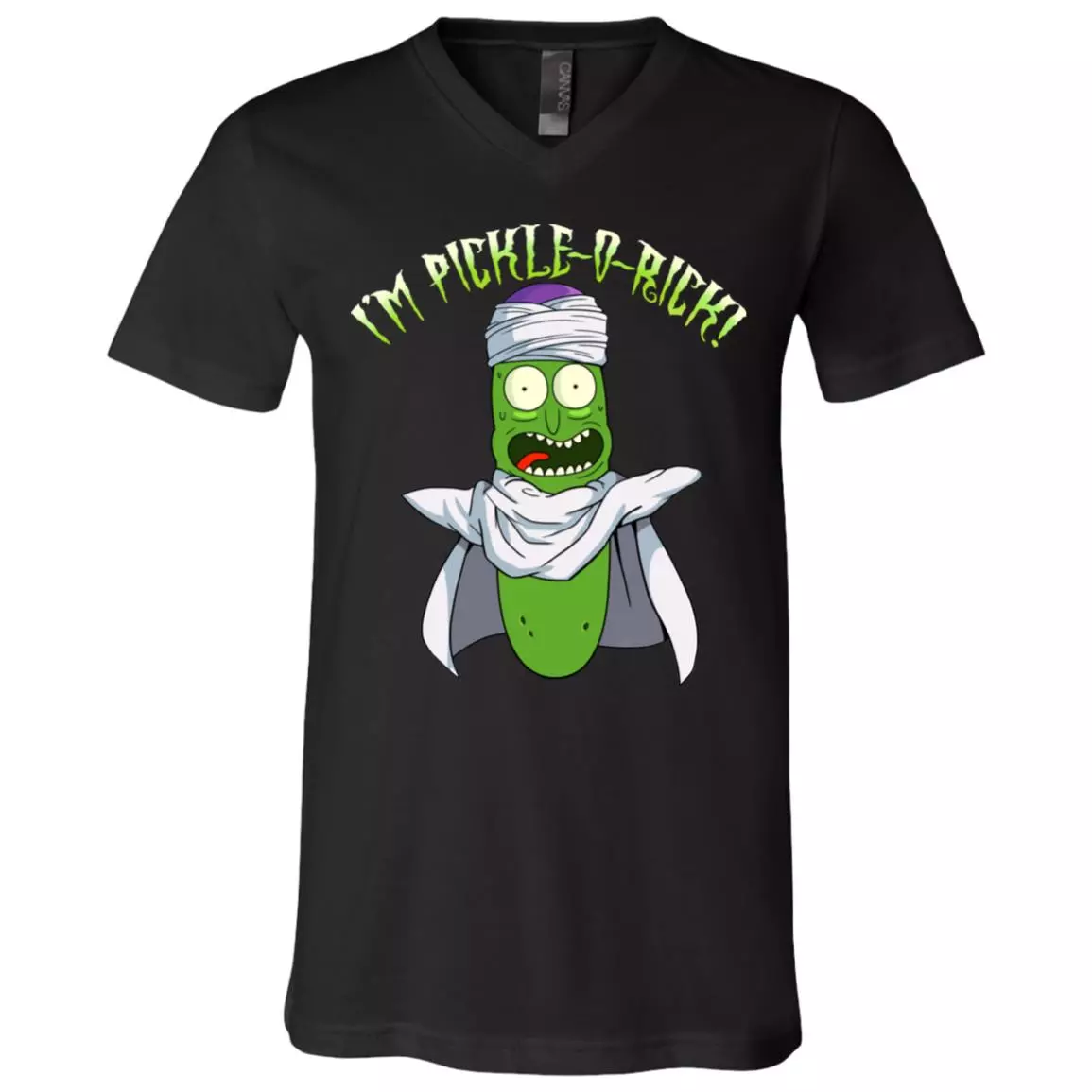 I'm Pickle-o Rick T-Shirt - V-Neck, Black, V-Neck T-Shirt
