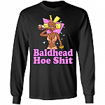 Bald Head Hoe Shit Funny Doll Hoodie - Sweatshirt, Black, Long Sleeve Bald Head Hoe Shit Funny Doll Hoodie - Sweatshirt, Black, Long Sleeve