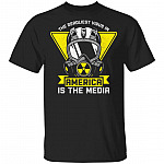 The Deadliest Virus In America Is The Media T-Shirt - Funny Shirt, Black, Unisex T-Shirt