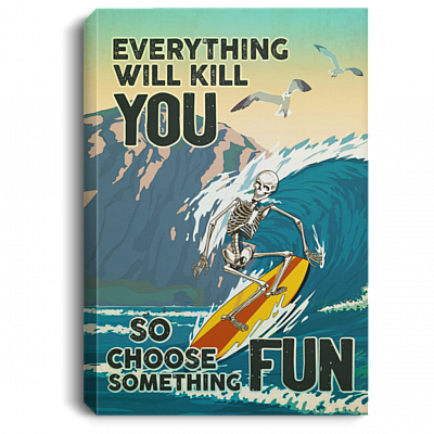 Portrait CANVAS - POSTER Template (OFFICIAL), White, 0.75'' Framed Canvas