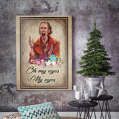 Alternative view of Oh My Eyes My Eyes Phoebe Friends Gallery Wrapped Framed Canvas Prints - Unframed Poster Home Decor Wall Art