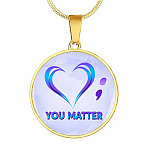 prevention - Circle Luxury Necklace (Gold Plated) prevention - Circle Luxury Necklace (Gold Plated)