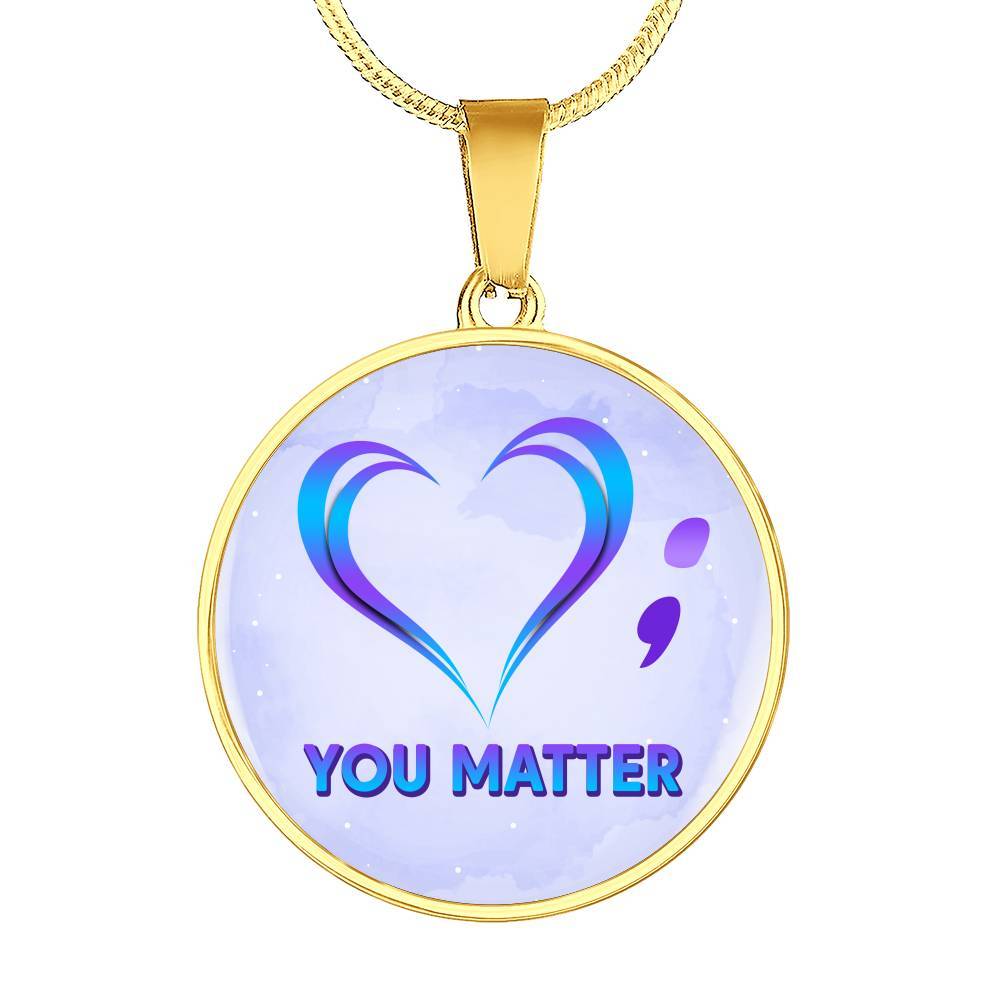 prevention - Circle Luxury Necklace (Gold Plated) prevention - Circle Luxury Necklace (Gold Plated)