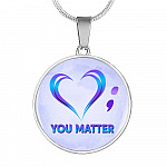 prevention - Circle Luxury Necklace (Silver) prevention - Circle Luxury Necklace (Silver)