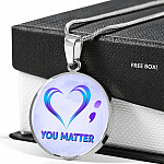 prevention - Circle Luxury Necklace (Silver) prevention - Circle Luxury Necklace (Silver)