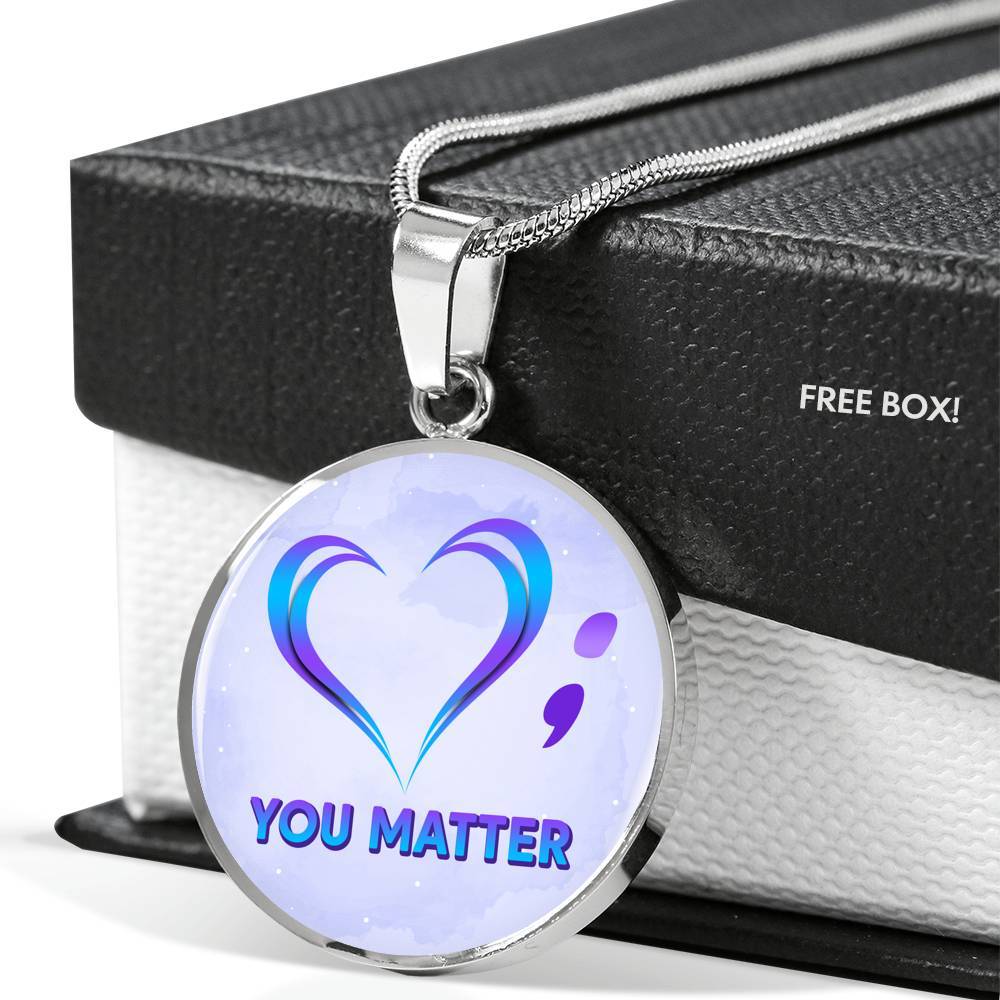 prevention - Circle Luxury Necklace (Silver) prevention - Circle Luxury Necklace (Silver)