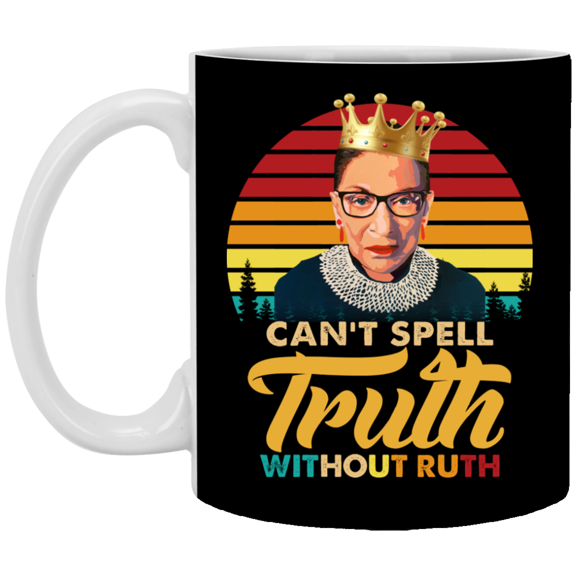 Black MUG Template ONLY, Black, 11 oz. White Mug