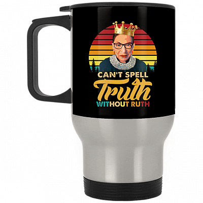 14 oz. Silver Travel Mug