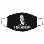 Wednesday Addams I Am Smiling Washable Reusable Custom Printed Cloth Face Mask Cover, Black, Cloth Face Cover – Medium/Large Wednesday Addams I Am Smiling Washable Reusable Custom Printed Cloth Face Mask Cover, Black, Cloth Face Cover – Medium/Large